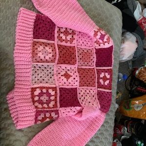 Handmade crochet cardigan